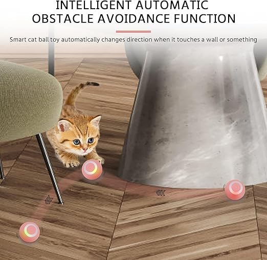 Intelligent 360° Cat Toy Ball – Interactive Funny Cat Exercise Ball