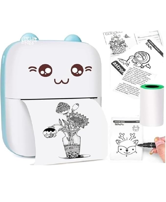 Mini Thermal Printer – Wireless Inkless Pocket Sticker Printer