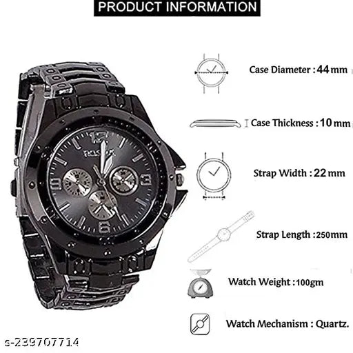 Arabic Dial Watch for Men – Trendy Analog Wristwatch
