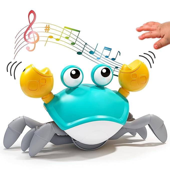 Crawling Crab Baby Musical Toy – LED Lights & Rechargeable