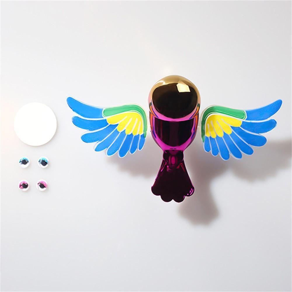 Moving Wind Swinging Bird Wings – Solar Powered Decor