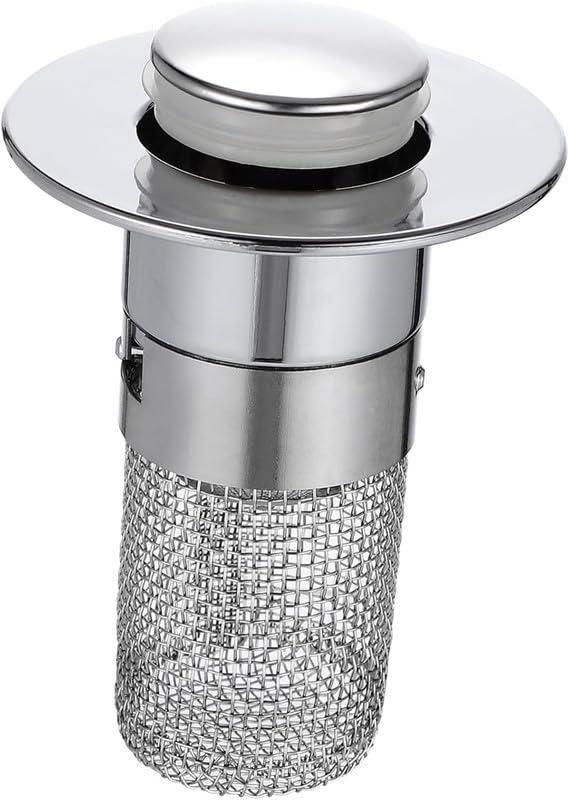 Stainless Steel Sink Hair Filter – Removable Drain Stopper Plug