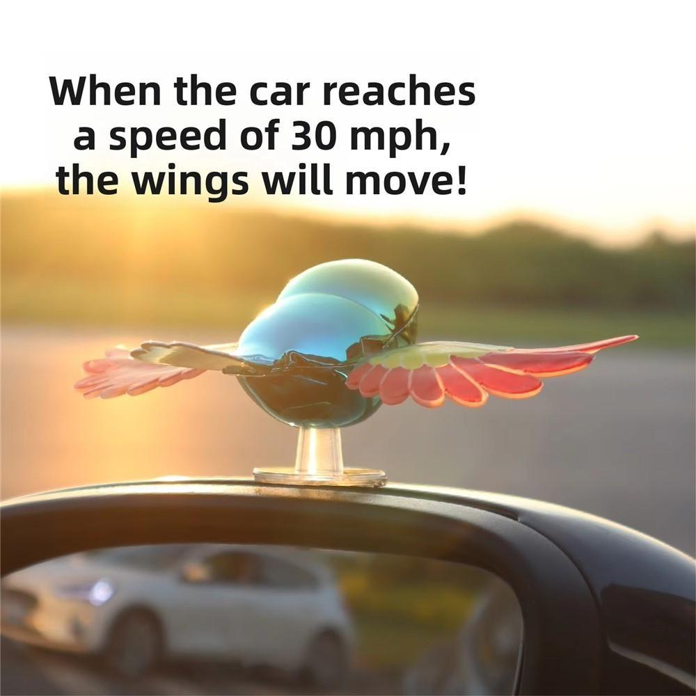 Moving Wind Swinging Bird Wings – Solar Powered Decor