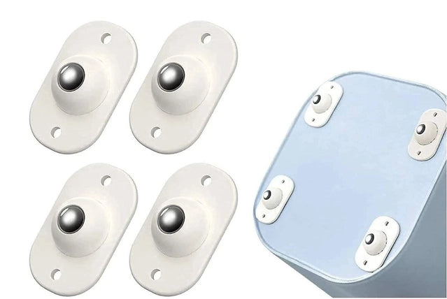 Self Adhesive Mini Swivel Casters Wheels – Pack of 4