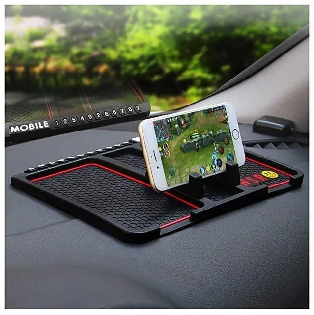 Car Mobile Holder for Dashboard – Anti-Slip Silicone GPS Mount