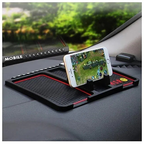 Car Mobile Holder for Dashboard – Anti-Slip Silicone GPS Mount