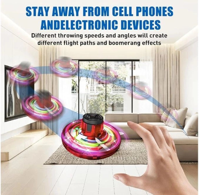 Flying Gyro Spinner Ball – Fun Light-Up Spinning Toy